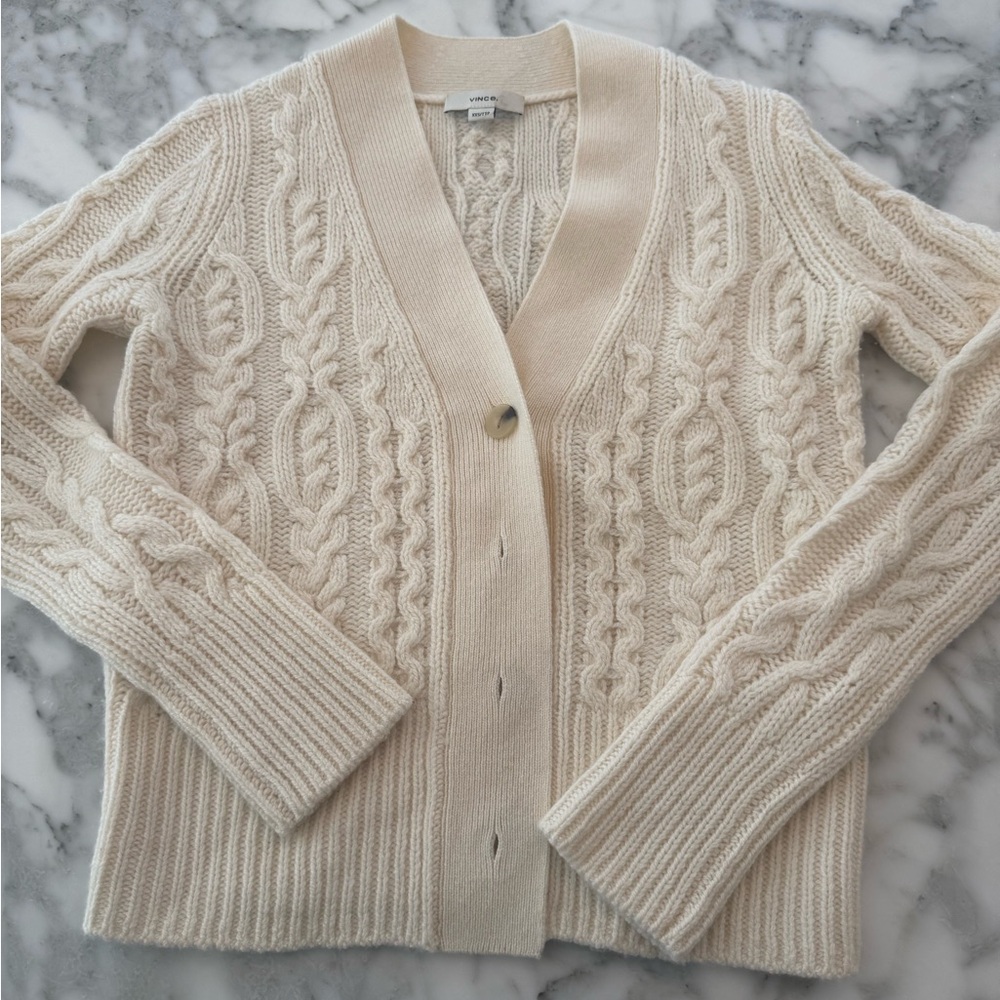Vince Wool and Cashmere Cardigan